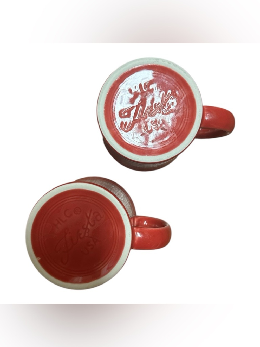 Fiestaware D Handle Scarlet Java Mug - Picture 2 of 3